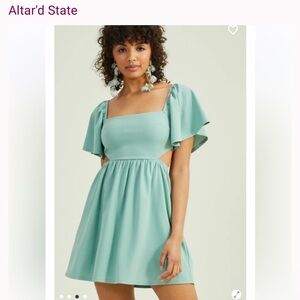Altar’d state Holland flutter dress